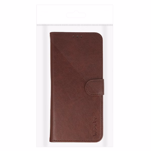 Wonder Common universalus knyginis dėklas (XL) Samsung A12/A13 4G/A34 5G/A02S/Xiaomi Redmi 12 4G/12C/Note 12 4G rudas