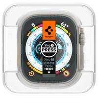 Spigen Glas.tR EZ Fit temperuotas stiklas Apple Watch Ultra / Ultra 2 (49 mm) - 2 vnt