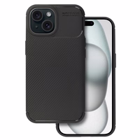 Tel Protect Carbon Elite dėklas iPhone 15 juodas