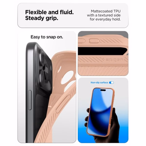 Spigen Liquid Air dėklas iPhone 18 Pro Max / 17 Pro Max, rožinis