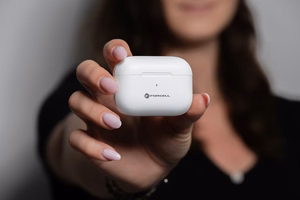 FORCELL F-AUDIO Master Pro belaidės ausinės bluetooth TWS baltos