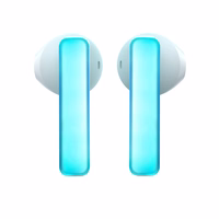 TWS Joyroom JR-TC1 IceLens Series belaidės ausinės su LED lemputėmis - baltos