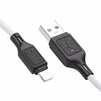 Kabelis USB-A į Lightning Hoco 2,4A 1 m X90 baltas