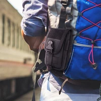 TRAVEL universalus dėklas ant diržo / kuprinės juodas