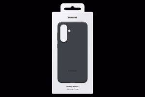 Samsung silikoninis dėklas EF-PA566CBEGWW, skirtas Samsung Galaxy A56 5G – juodas