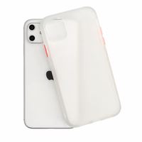 Vennus Color Button Bumper dėklas telefonui Iphone 6/6S skaidrus