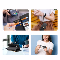 Dux Ducis Lawa odinis dėklas Samsung Galaxy S25+ su nuimama magnetine pinigine - juodas