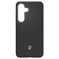 Spigen Enzo Aramid GP-FPS931PGABW silikoninis dėklas su įmontuotu MagFit žiedu Samsung Galaxy S25 - juodas