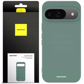 Spacecase Dėklas Silicone Case Google Pixel 9/9 Pro tamsiai žalias