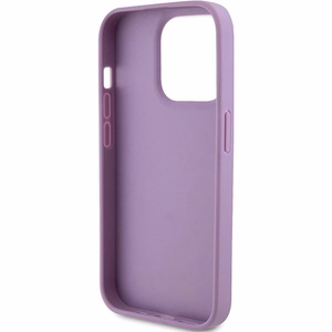 GUESS case for IPHONE 15 Pro Max GUHCP15XP4EPMU (Quilted 4G Classic) light purple