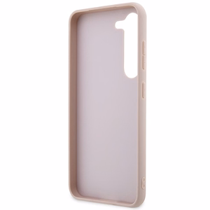 Guess GUHCS23S4GMGPI S23 S911 rožinis/rožinis kietas dėklas 4G Big Metal Logo