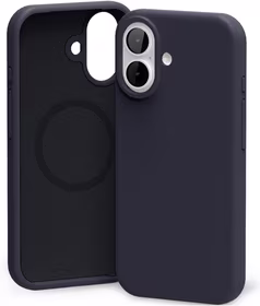 Dėklas Mercury Pure Magsafe Silicon Case Apple iPhone 17 tamsiai mėlynas