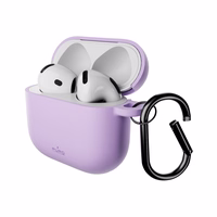"Puro Icon" dėklas "AirPods 4" - Violetinės spalvos