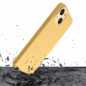 3mk Hardy Silicone MagDėklas iPhone 15 Plus - geltona