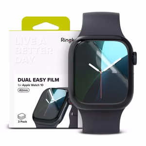 Ringke Dual Easy 3 dalių apsauginė plėvelė Apple Watch 10 42 mm