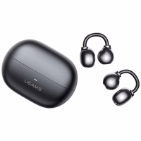 Bluetooth ausinės USAMS Echo R02 Clip-on belaidės pilkas