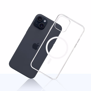 3mk Skaidrus Magnetinis dėklas Apple iPhone 15 - skaidrus