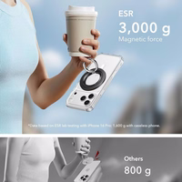 ESR Magnetic HaloLock MagSafe telefono laikiklis - Juodas