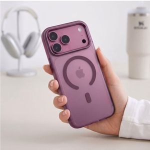 Tech-Protect MagZero MagSafe dėklas iPhone 17 Pro / 18 Pro – matinis bordo
