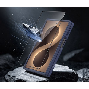 Benks Magnetic Armor Grid Pro Grand Combo dėklas Samsung Galaxy Z Fold 8, mėlynas (C.K.FL.SA.BE.C060)