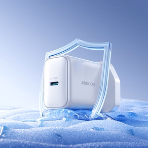 Joyroom JR-TCF20 PD 20W sieninis įkroviklis (JK kištukas) su 1 m USB-C kabeliu - baltas