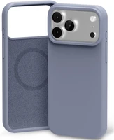 Dėklas Mercury Pure Magsafe Silicon Case Apple iPhone 17 Pro Max levandos pilka