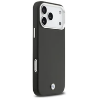 BMW Sign visiškai dengiantis metalinis magnetinis dėklas telefonui iPhone 17 Pro Max - juodas