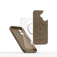 Tech-Protect Silicone MagSafe Case for iPhone 16E / 17E - Brown