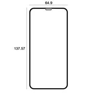 "Etteri" grūdintas stiklas 9D, skirtas "iPhone X/XS/11 Pro