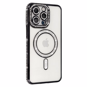 Dėklas telefonui (m) Bling Magsafe Case for Samsung Galaxy A17 5G - juodas