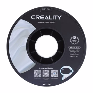 CR-Silk PLA Filamentas Creality (Sidabrinis)