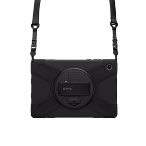 Sustiprintas dėklas Crong Defender Plus, skirtas Samsung Galaxy Tab A11+ 10,9 col. (X230/X235/X236), juodas