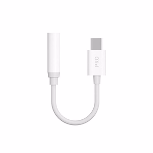 Dudao garso adapteris ausinėms iš USB Type C į mini jack 3.5 mm baltas (L16CPro white)