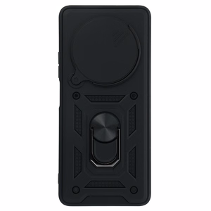 Slide Camera Armor dėklas telefonui Xiaomi Redmi A4 juodas