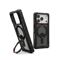 UAG Urban Armor Gear dėklas PLASMA XTE suderinamas su MagSafe iPhone 17 Pro juodas / oranžinis
