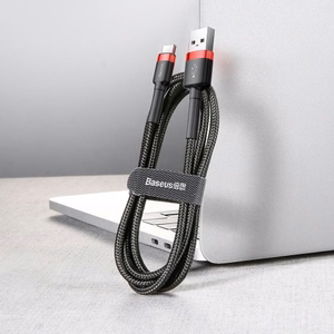 Baseus Cafule USB kabelis 2 m USB A USB C Juoda, Raudona