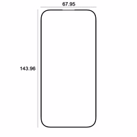 "Etteri" grūdintas stiklas 9D, skirtas "iPhone 14 Pro" 6,1"