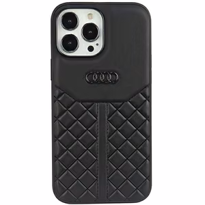 Audi tikros odos kietasis dėklas telefonui iPhone 13 Pro Max 6.7 – juodas