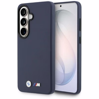 BMW M Metal Logo MagSafe Case for Samsung Galaxy S26 - Navy Blue