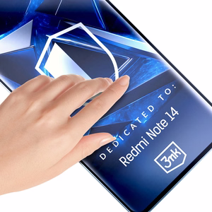 Grūdintas stiklas 3mk HardGlass Max Lite Juodas Xiaomi Redmi Note 14 5G