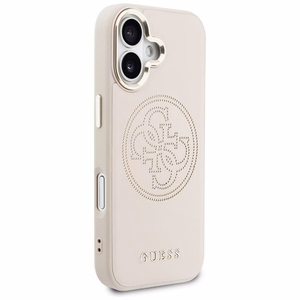 Guess Perforated 4G MagSafe Dėklas for iPhone 17 - rožinis