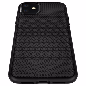 Spigen Liquid Air dėklas iPhone 11 - matinis juodas