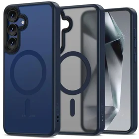 Tech-Protect MagMat Magnetinis dėklas telefonui Samsung Galaxy S25 - skaidrus mėlynas