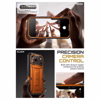 Supcase Unicorn Beetle Pro deklas, skirtas iPhone 17 Pro - Oranzinis