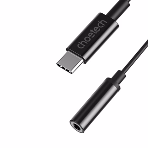 Adapteris CHOETECH USB Type-C (M) - ausinių jungtis 3.5mm (F)