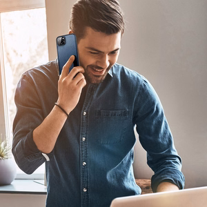 Dux Ducis Fino nailoninis dėklas telefonui iPhone 14 Plus juodas