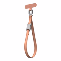 Moshi 2-in-1 Wrist & Body dirželis with adapteris - Eco Leather Phone Lanyard (Misty Coral)