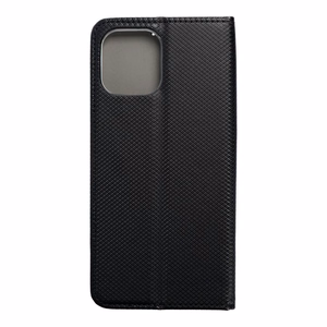 SMART Dėklas telefonui Book iPhone 12 Pro Max juodas