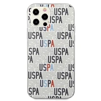 US Polo USHCP12MPCUSPA6 iPhone 12/12 Pro 6,1" dėklas telefonui - baltas Logo Mania Collection