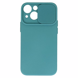 Camshield Soft dėklas iPhone 15 Plus tamsiai žalias